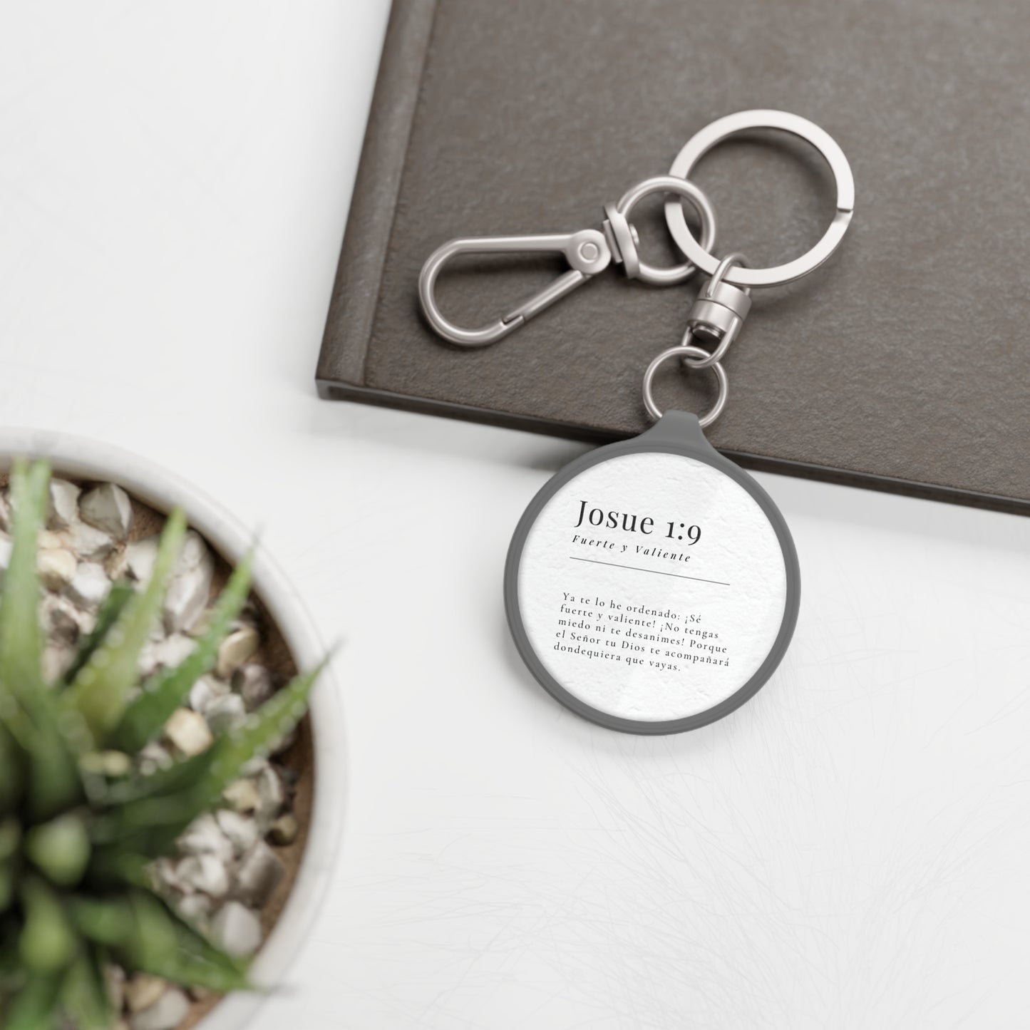 Josue 1:9 - Keyring Tag