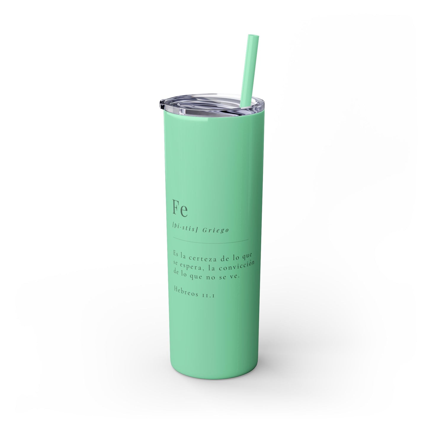 Fe - Tumbler with Straw 20oz