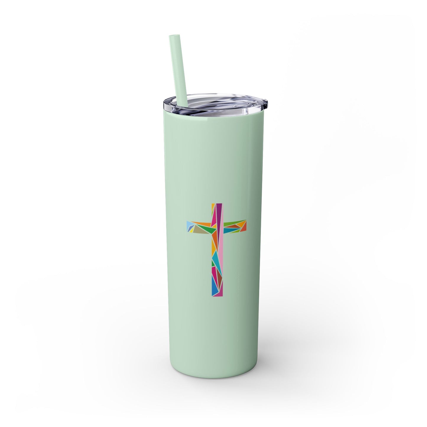 Josue 1:9 - Tumbler with Straw 20oz